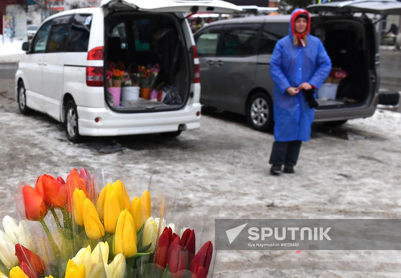 Russia Women's Day Preparations