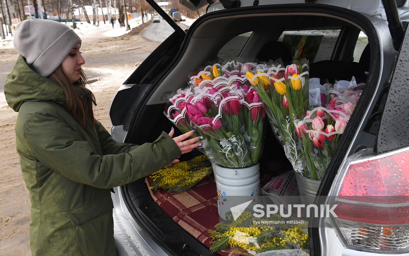 Russia Women's Day Preparations