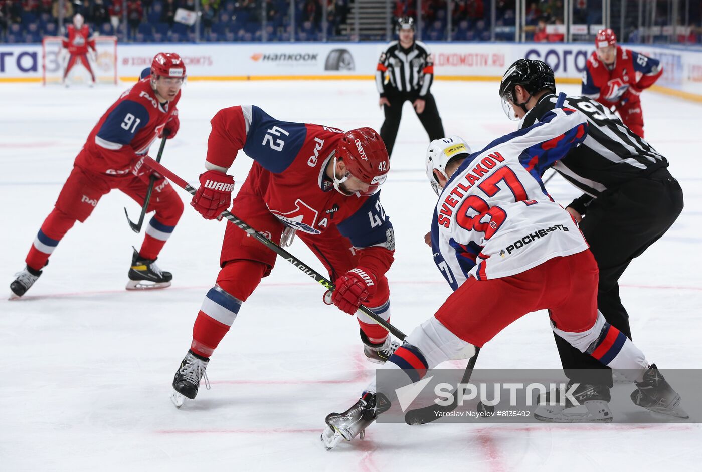 Russia Ice Hockey Kontinental League Lokomotiv - CSKA