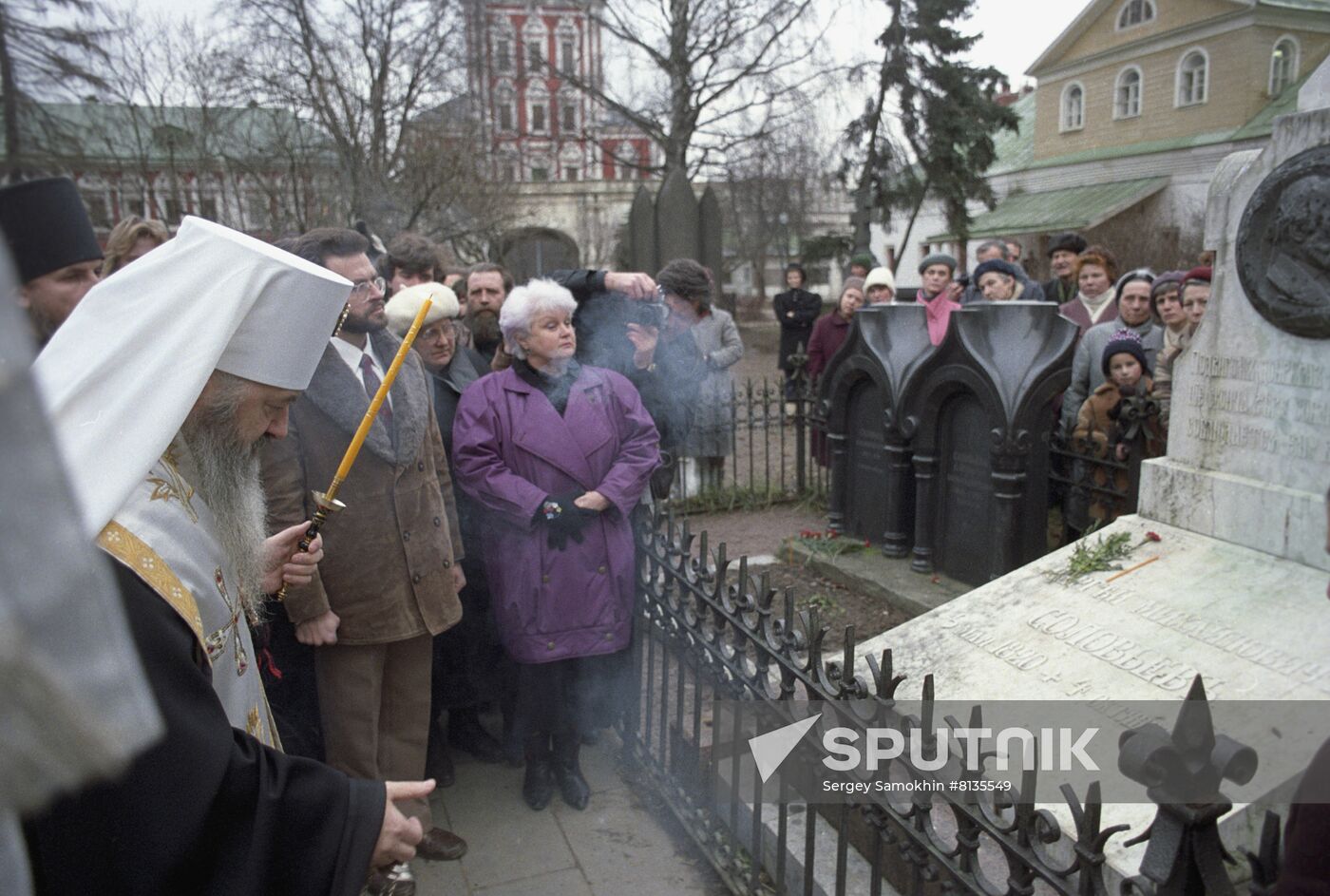 Russian historian Sergei Solovyov's grave