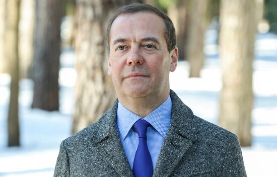 Russia Medvedev International Women's Day