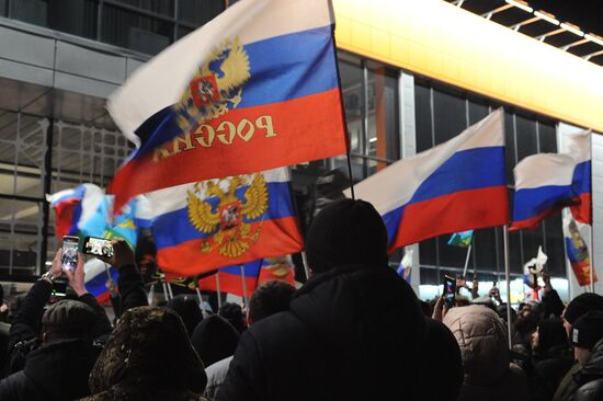 Russia Military Support Rallies 