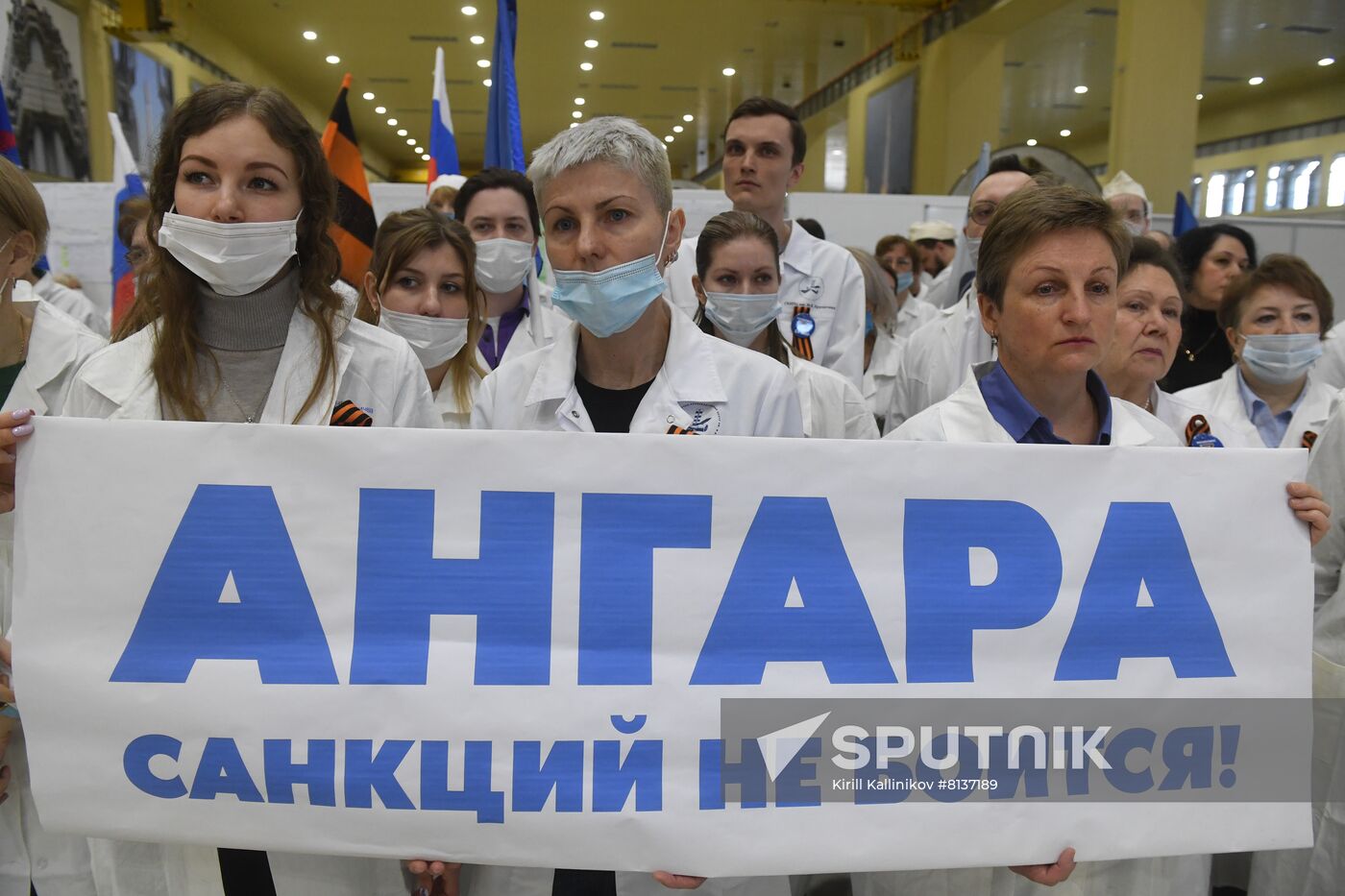 Russia Military Support Rallies