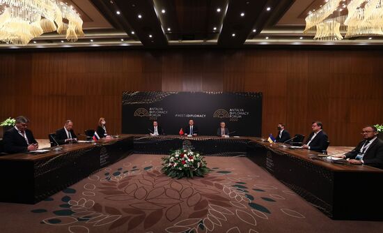 Turkey Antalya Diplomacy Forum Sideline Meetings