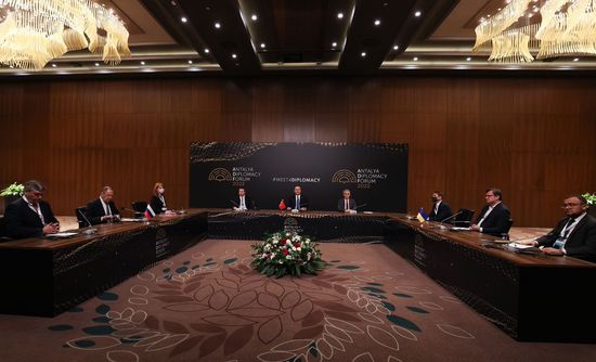 Turkey Antalya Diplomacy Forum Sideline Meetings