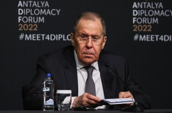 Turkey Antalya Diplomacy Forum Sideline Meetings