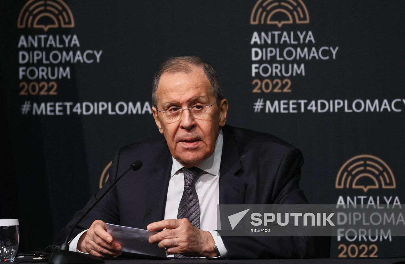 Turkey Antalya Diplomacy Forum Sideline Meetings