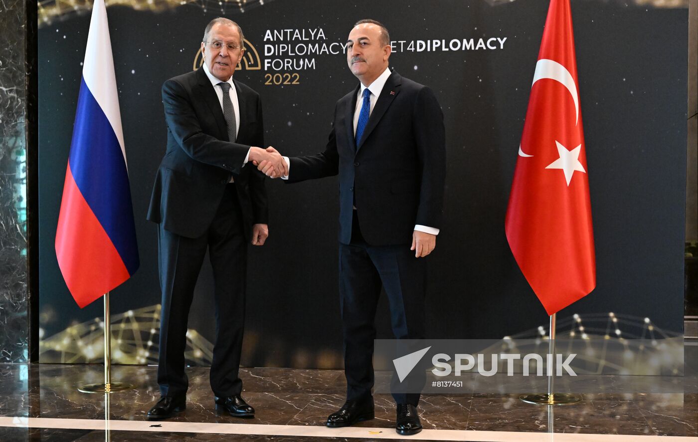Turkey Antalya Diplomacy Forum Sideline Meetings