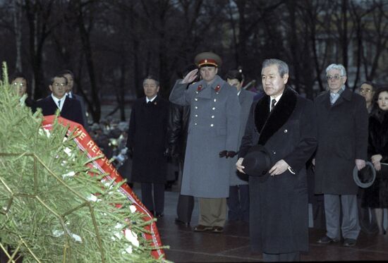 President of South Korea Roh Tae-woo visits Soviet Union
