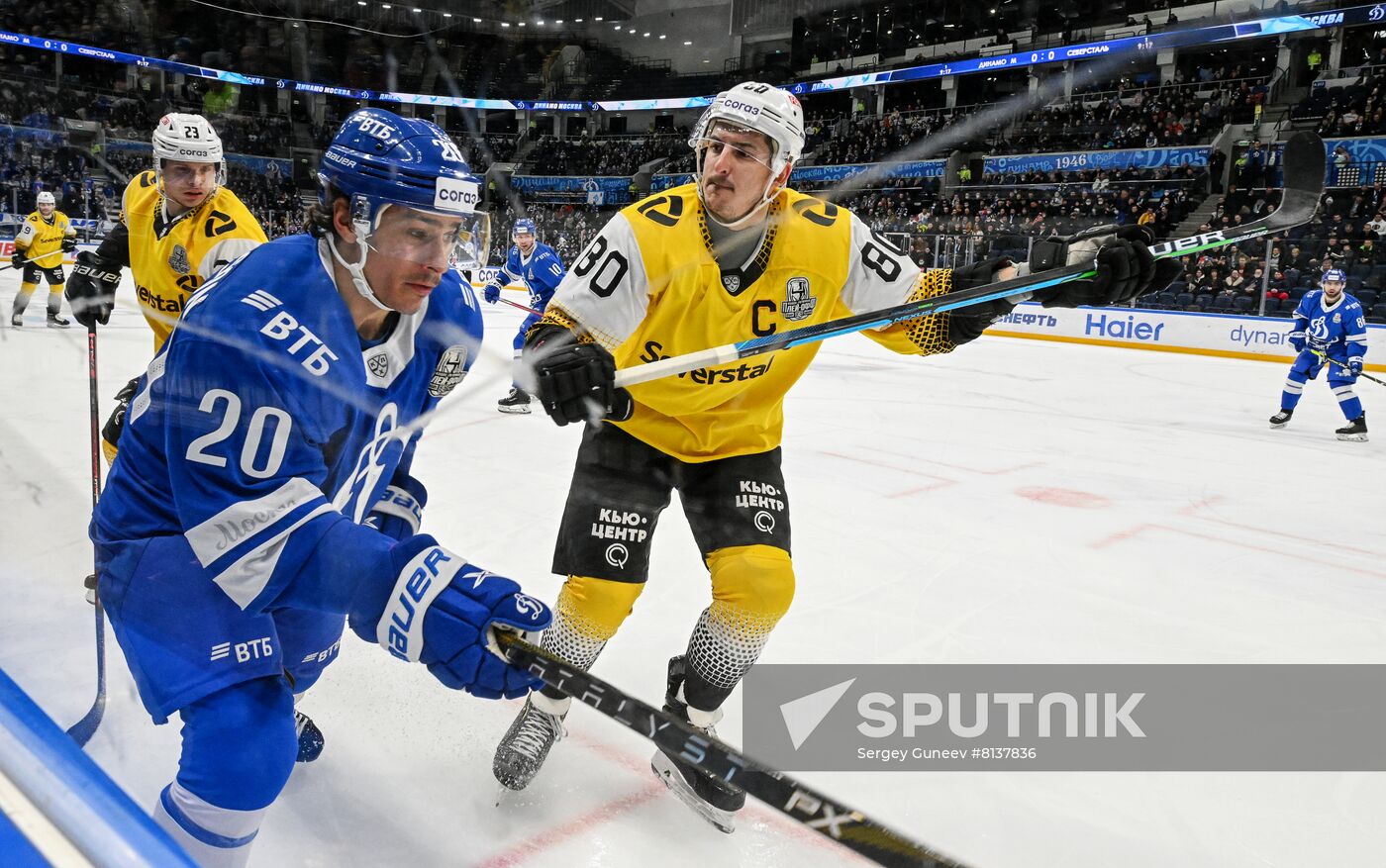 Russia Ice Hockey Kontinental League Dynamo - Severstal