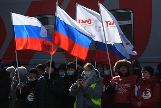 Russia Military Support Rallies 