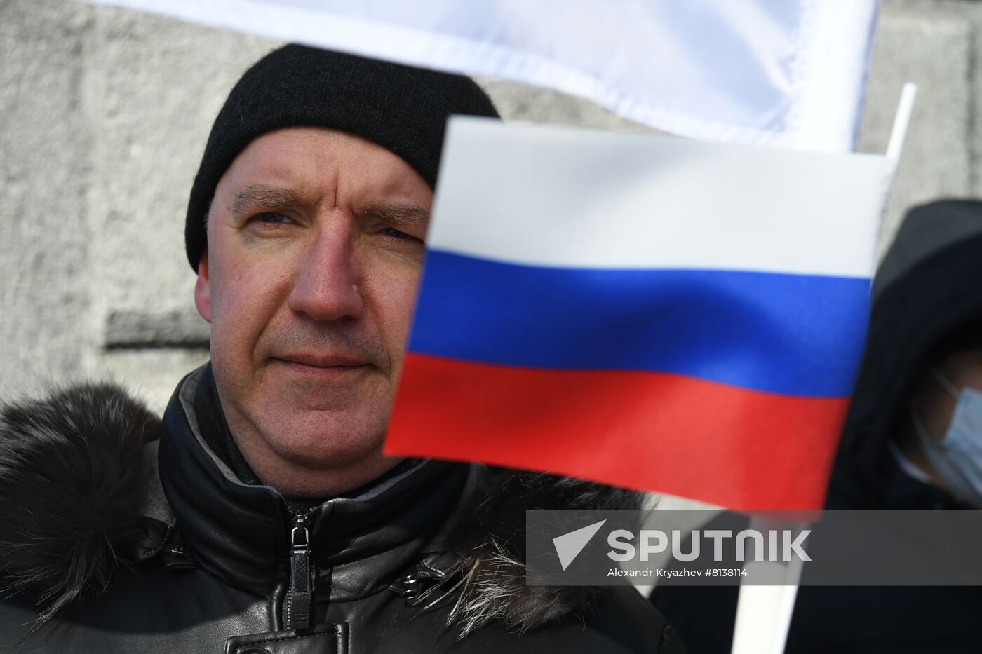 Russia Military Support Rallies