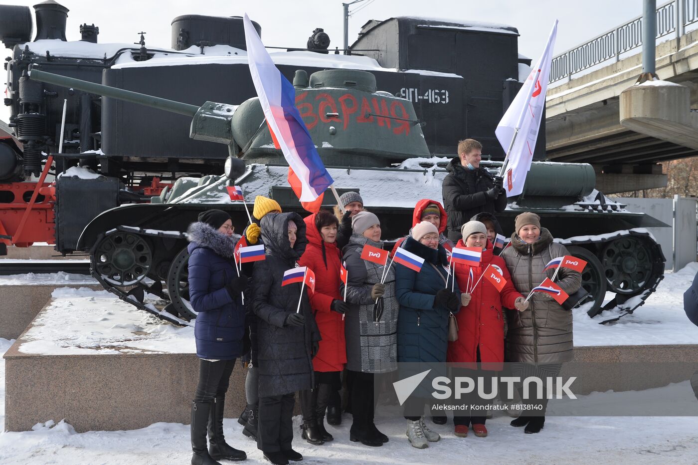 Russia Military Support Rallies