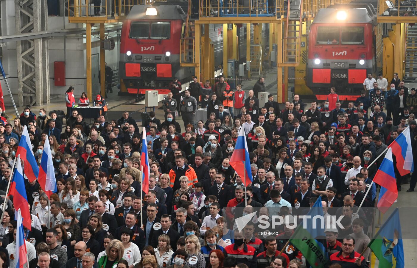 Russia Military Support Rallies