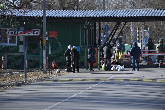 Belarus Ukraine Border Refugees