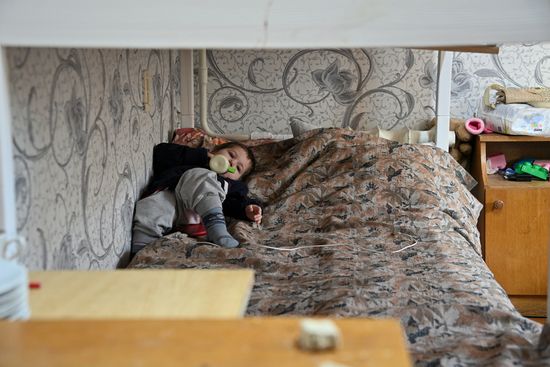 Belarus Ukraine Border Refugees
