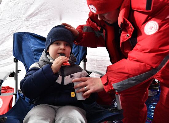 Belarus Ukraine Border Refugees
