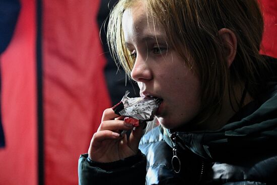 Belarus Ukraine Border Refugees