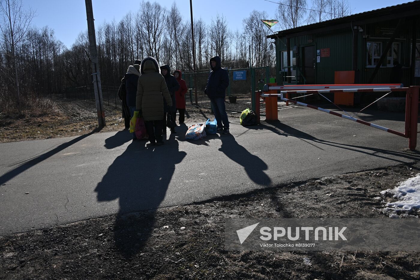 Belarus Ukraine Border Refugees