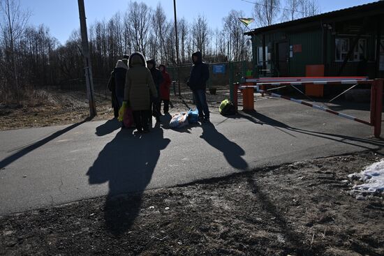 Belarus Ukraine Border Refugees