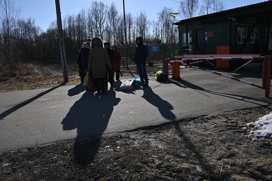 Belarus Ukraine Border Refugees