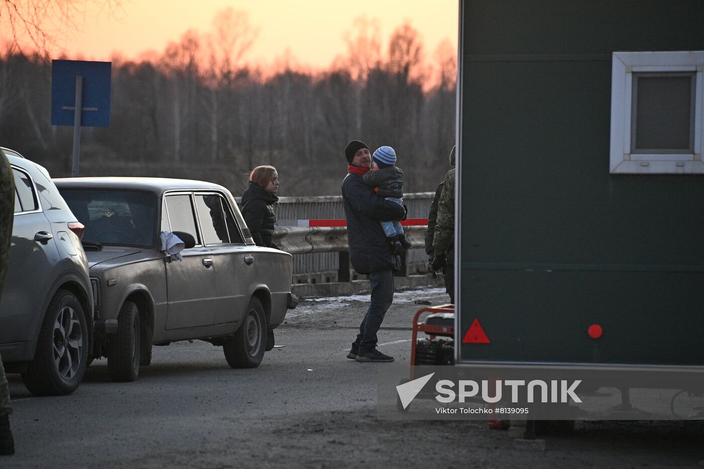 Belarus Ukraine Border Refugees