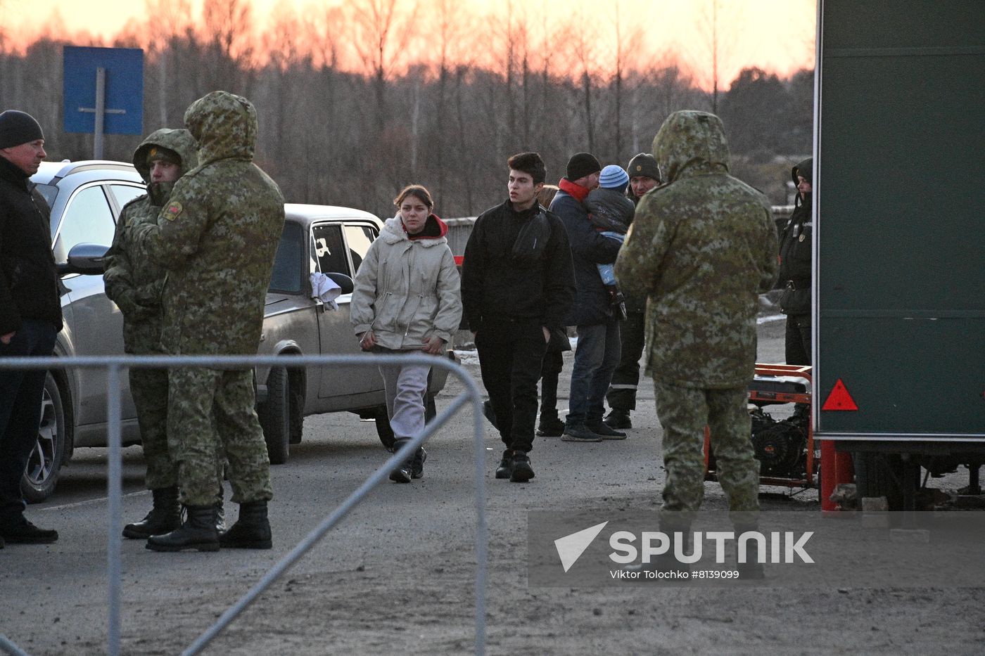Belarus Ukraine Border Refugees