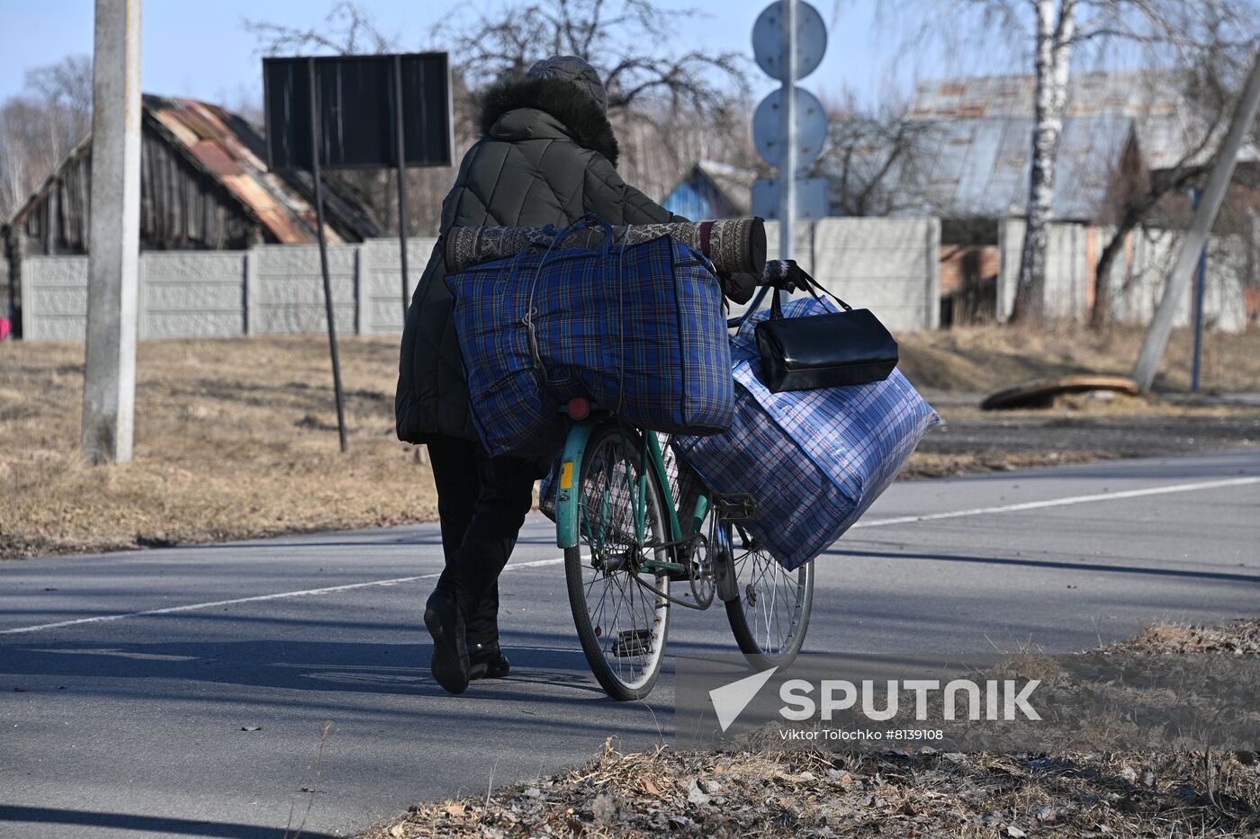 Belarus Ukraine Border Refugees