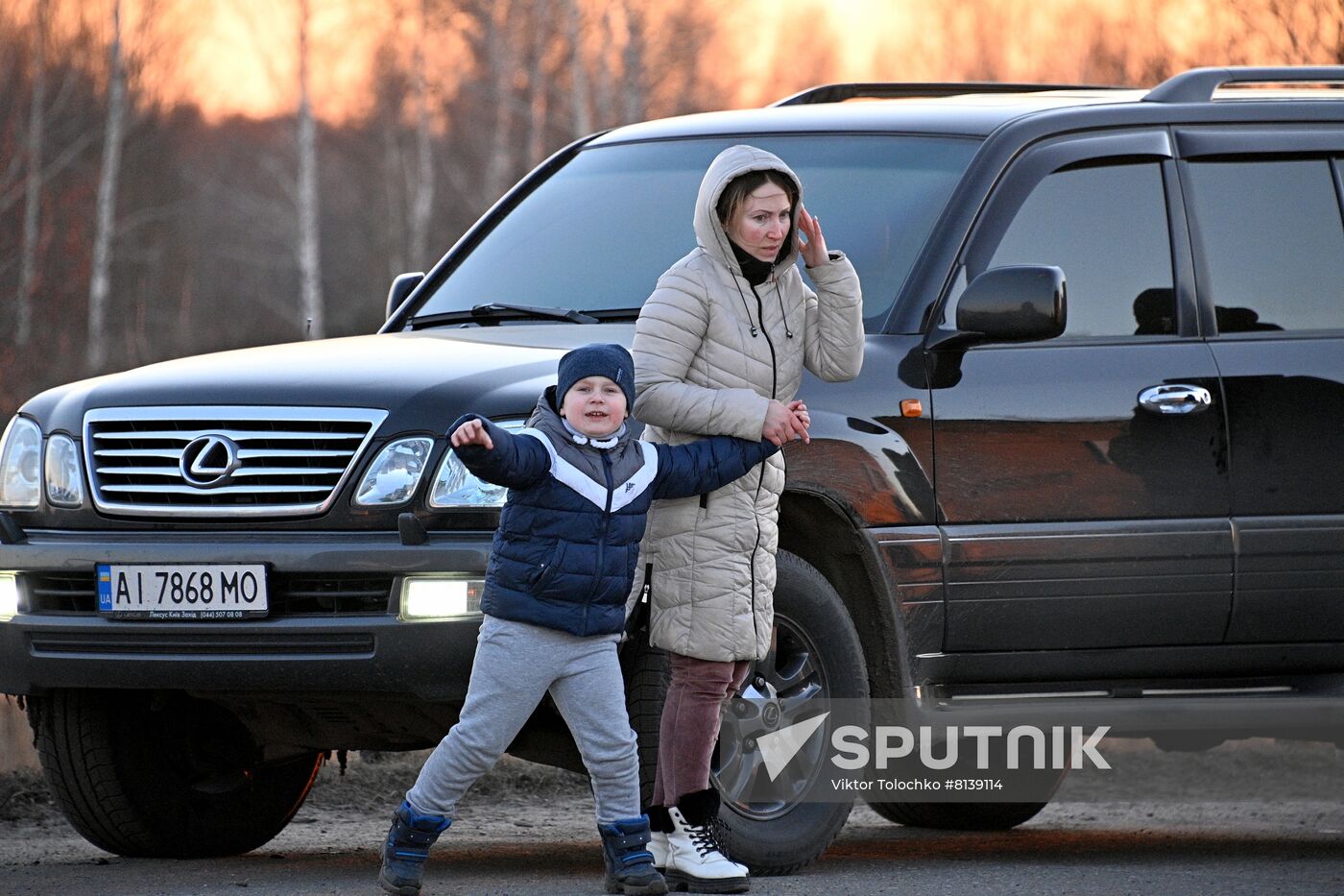 Belarus Ukraine Border Refugees
