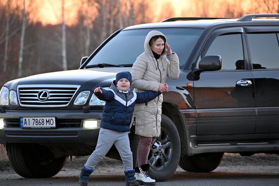 Belarus Ukraine Border Refugees