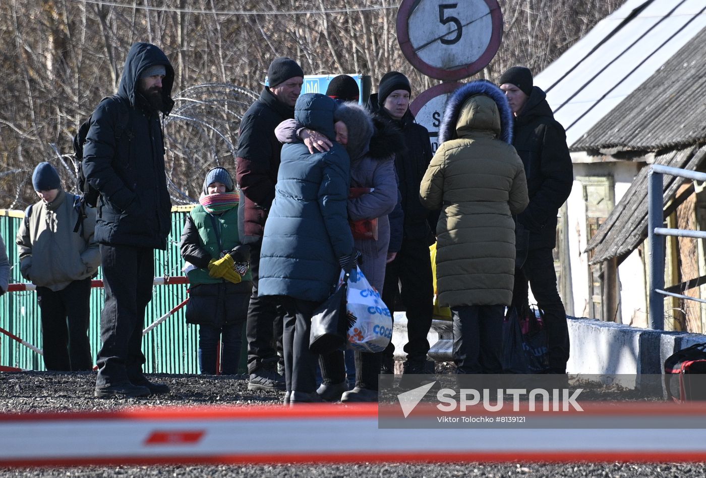 Belarus Ukraine Border Refugees