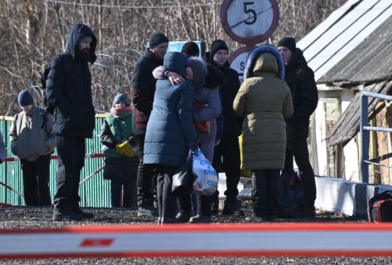 Belarus Ukraine Border Refugees