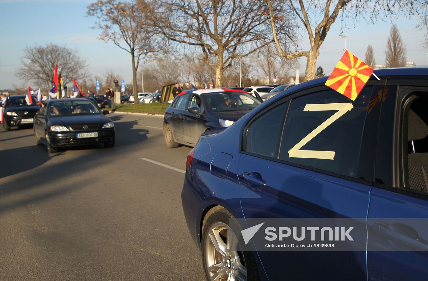 Serbia Russia Military Support Rally