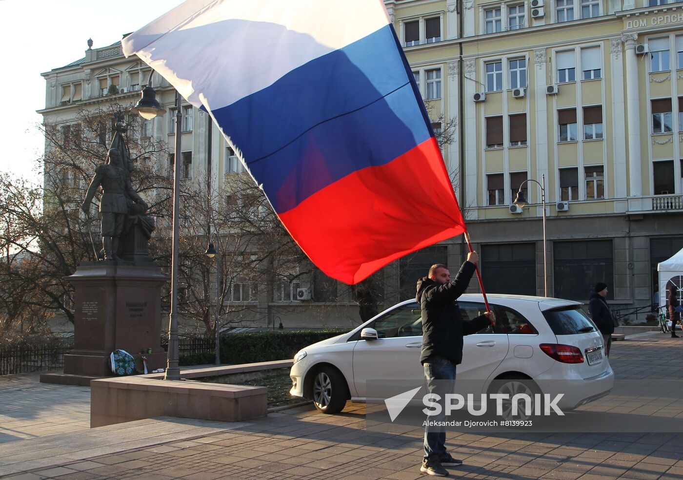 Serbia Russia Military Support Rally