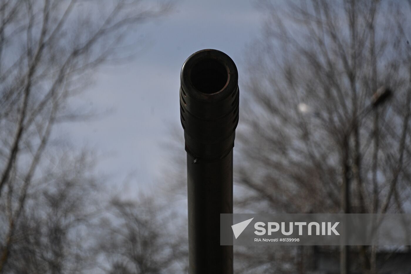 Ukraine Russia Military Operation Berdyansk Artillery Unit