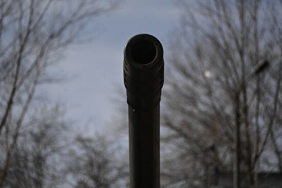 Ukraine Russia Military Operation Berdyansk Artillery Unit
