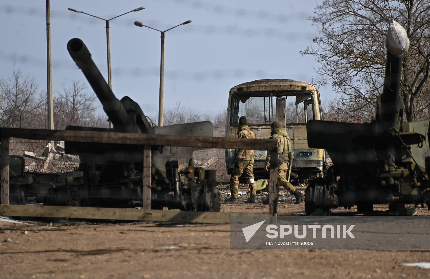 Ukraine Russia Military Operation Berdyansk Artillery Unit