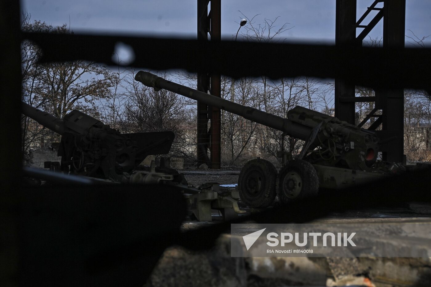 Ukraine Russia Military Operation Berdyansk Artillery Unit
