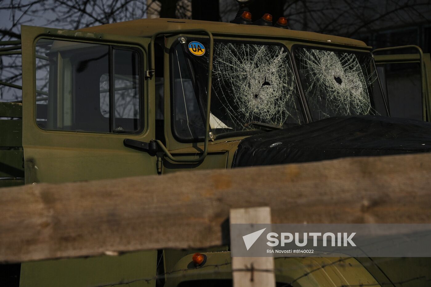 Ukraine Russia Military Operation Berdyansk Artillery Unit