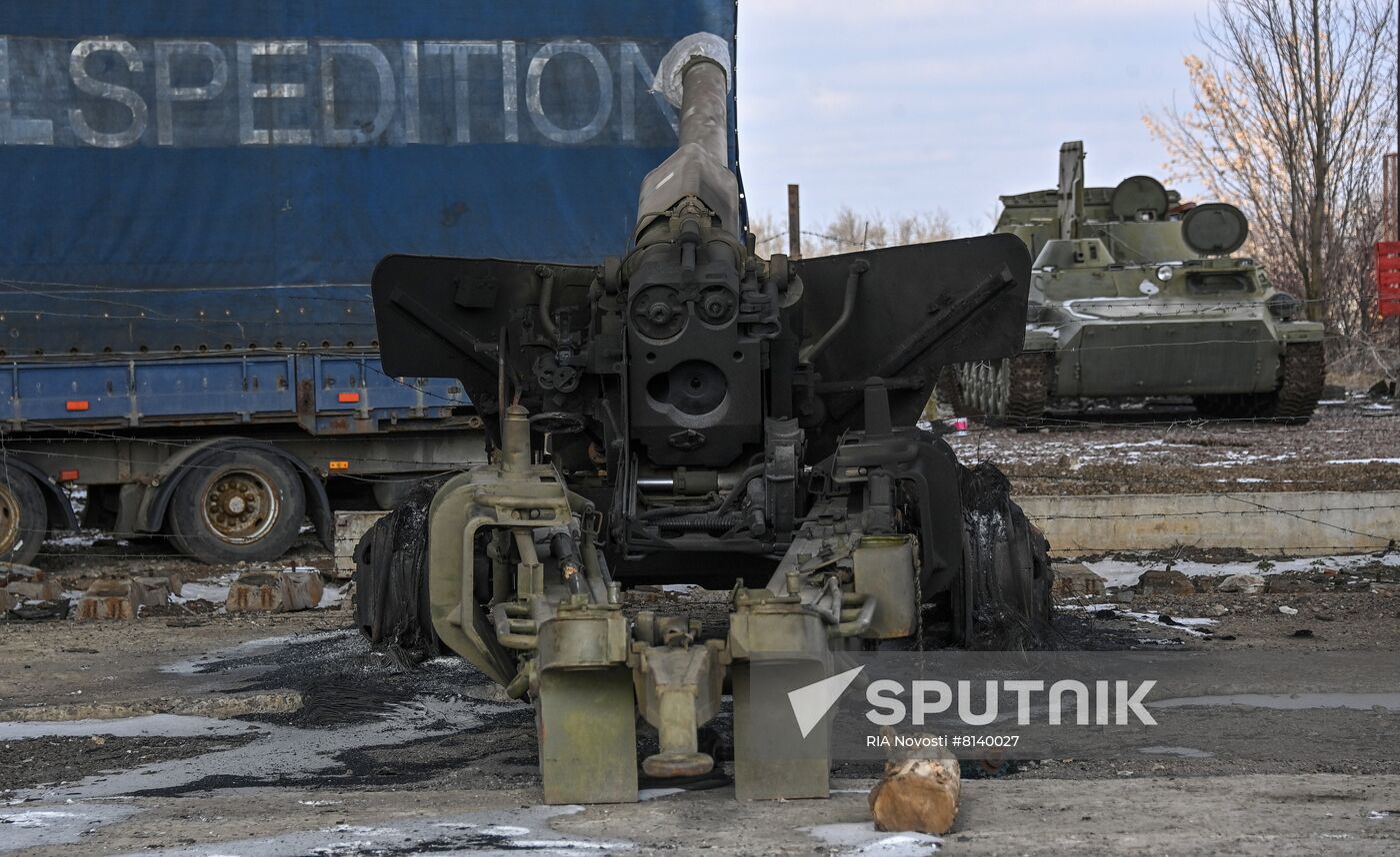 Ukraine Russia Military Operation Berdyansk Artillery Unit