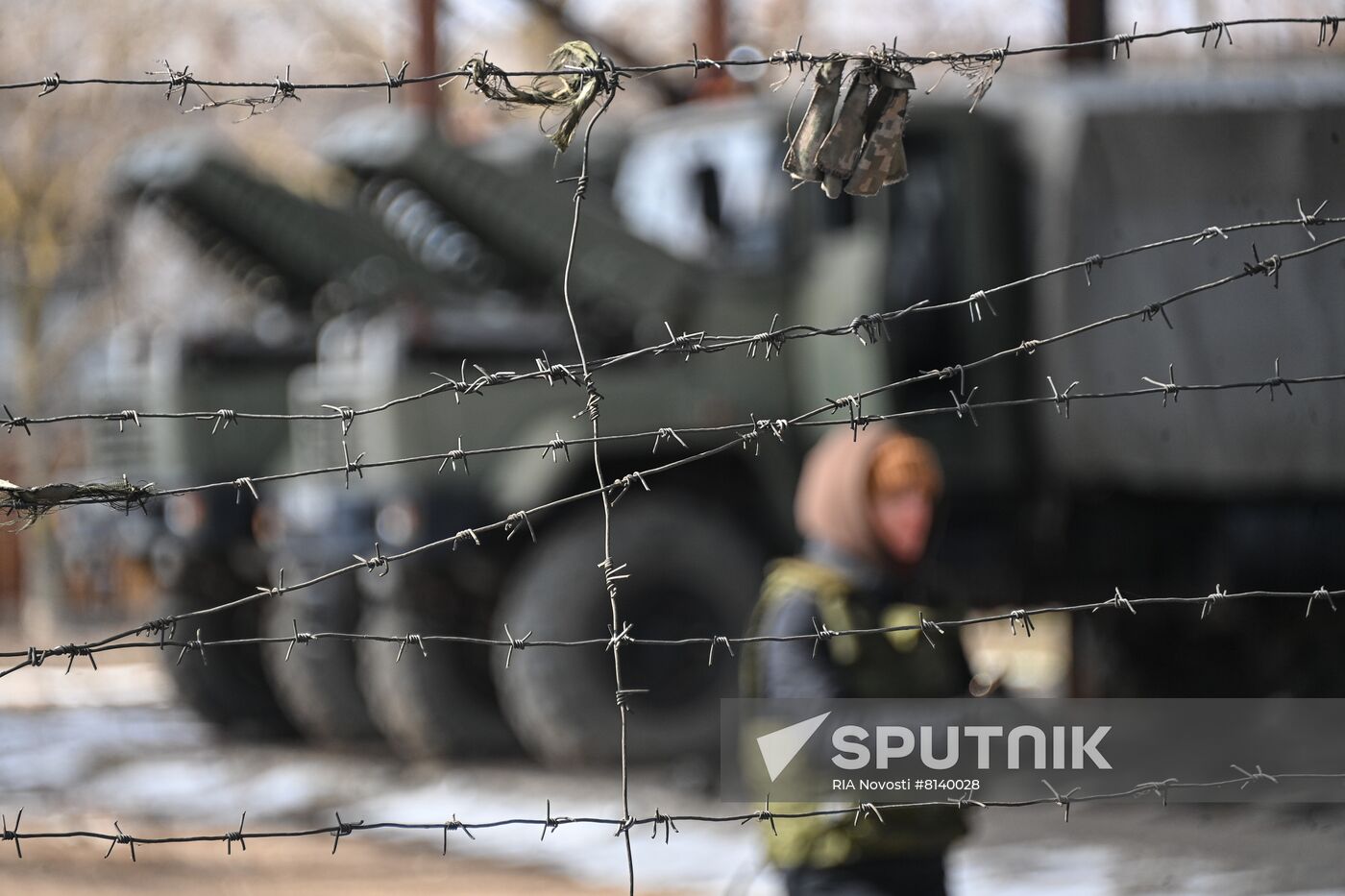 Ukraine Russia Military Operation Berdyansk Artillery Unit