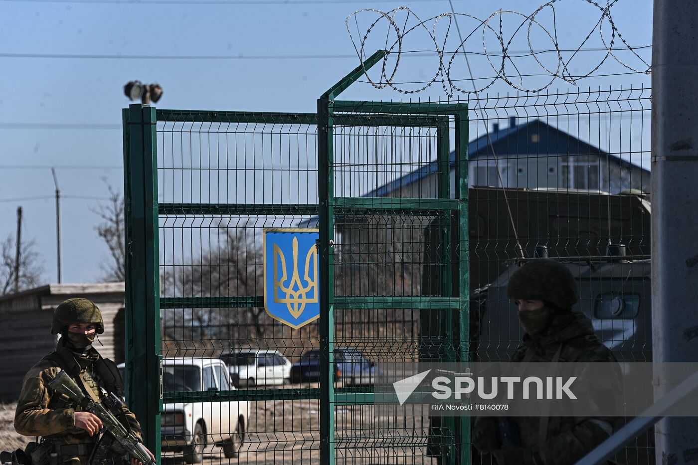 Ukraine Russia Military Operation Berdyansk Naval Base