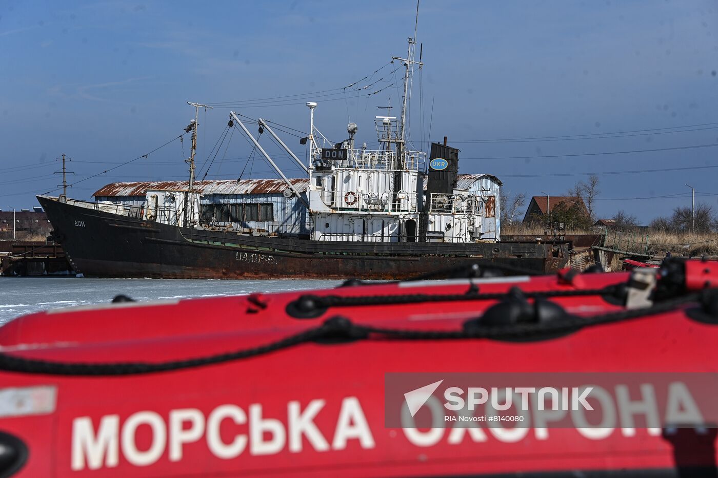 Ukraine Russia Military Operation Berdyansk Naval Base