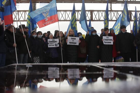 Russia Military Support Rallies