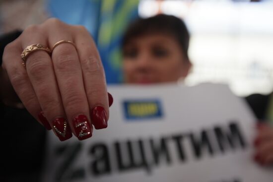 Russia Military Support Rallies