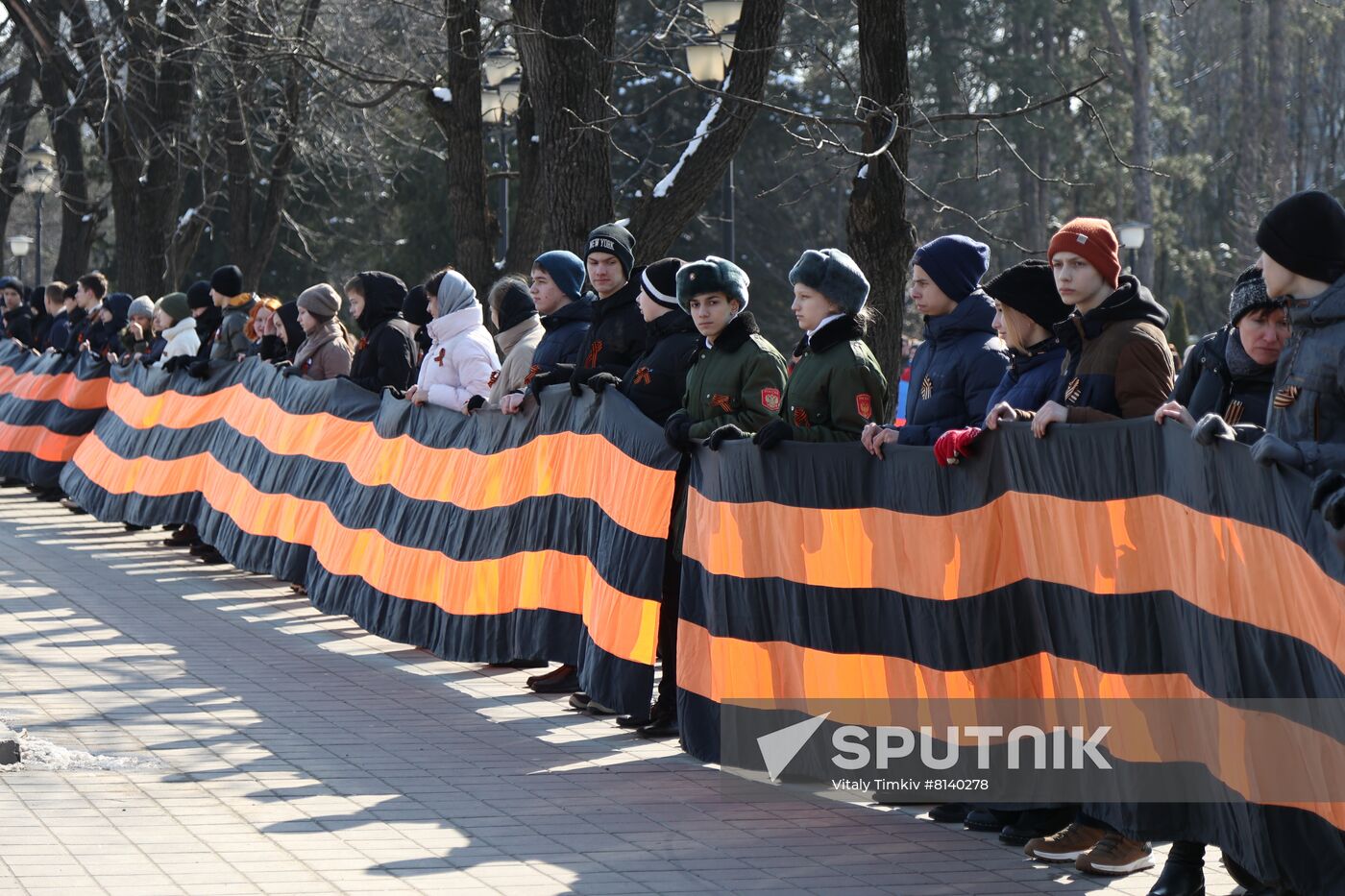 Russia Military Support Rallies
