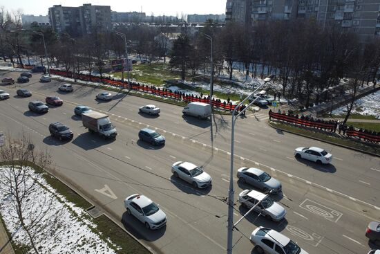 Russia Military Support Rallies