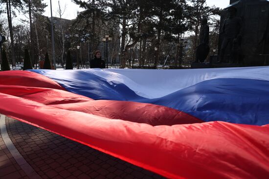 Russia Military Support Rallies