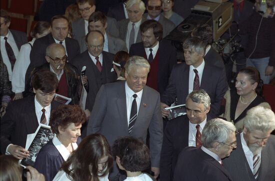 Anniversary of newspaper Moscow News