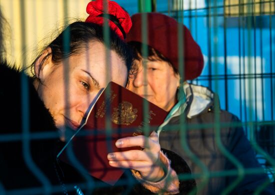 Russia Ukraine Military Operation Evacuees